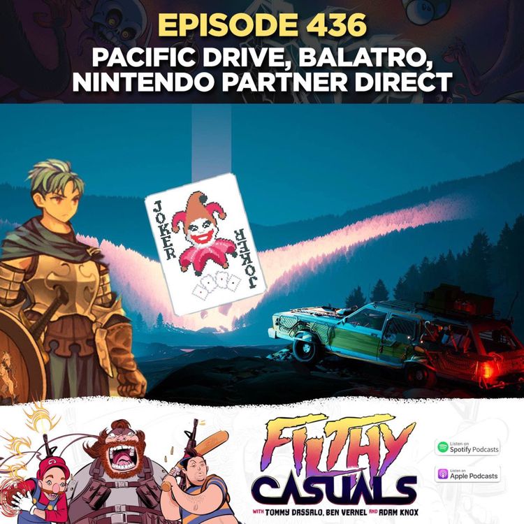 cover art for Episode 436: Pacific Drive, Balatro, Nintendo Partner Direct