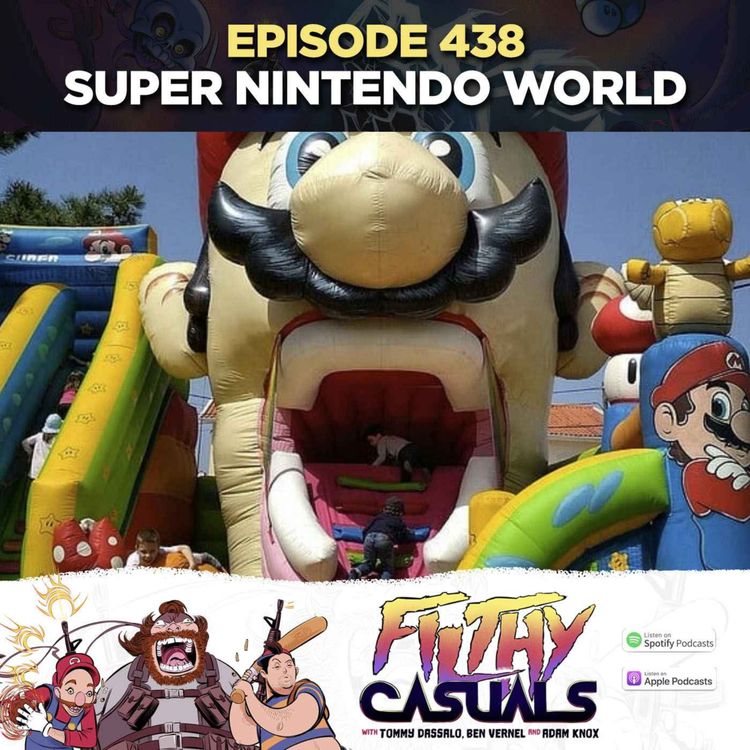 cover art for Episode 438: Super Nintendo World