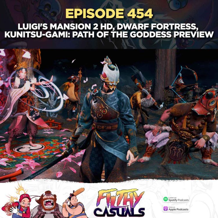 cover art for Episode 454: Luigi's Mansion 2 HD, Dwarf Fortress, Kunitsu-Gami: Path of the Goddess Preview