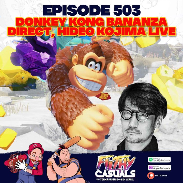 cover art for Episode 503: Donkey Kong Bananza Direct, Hideo Kojima Live