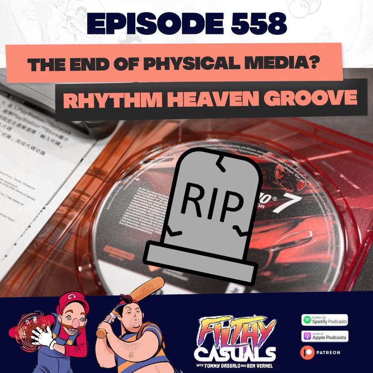 cover art for Episode 558: The End of Physical Media? Rhythm Heaven Groove