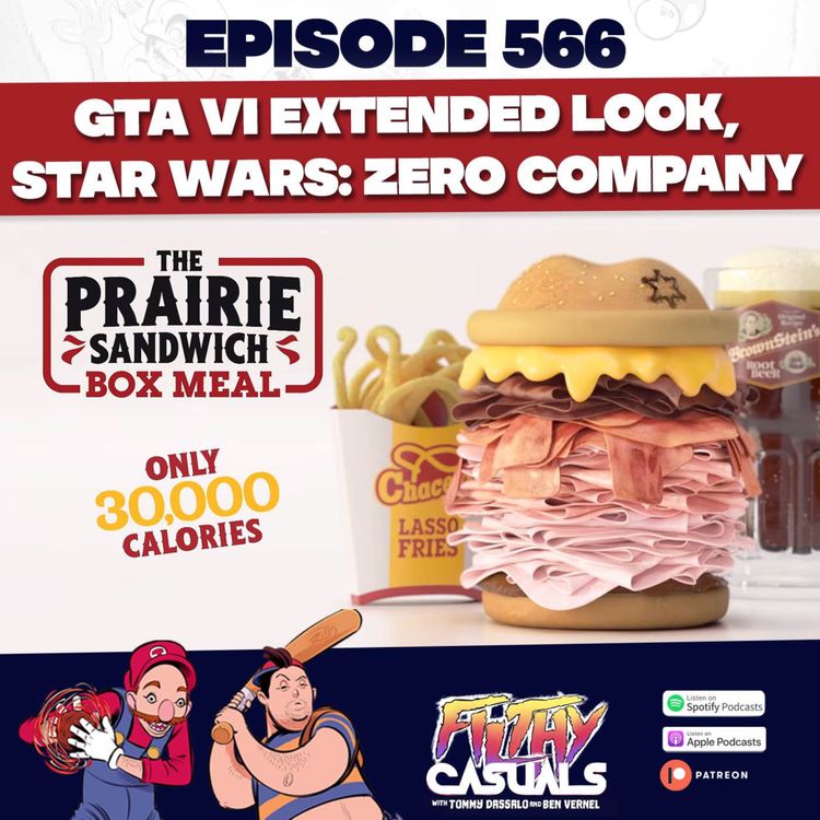 cover art for Episode 566: GTA VI Extended Look, Star Wars: Zero Company 