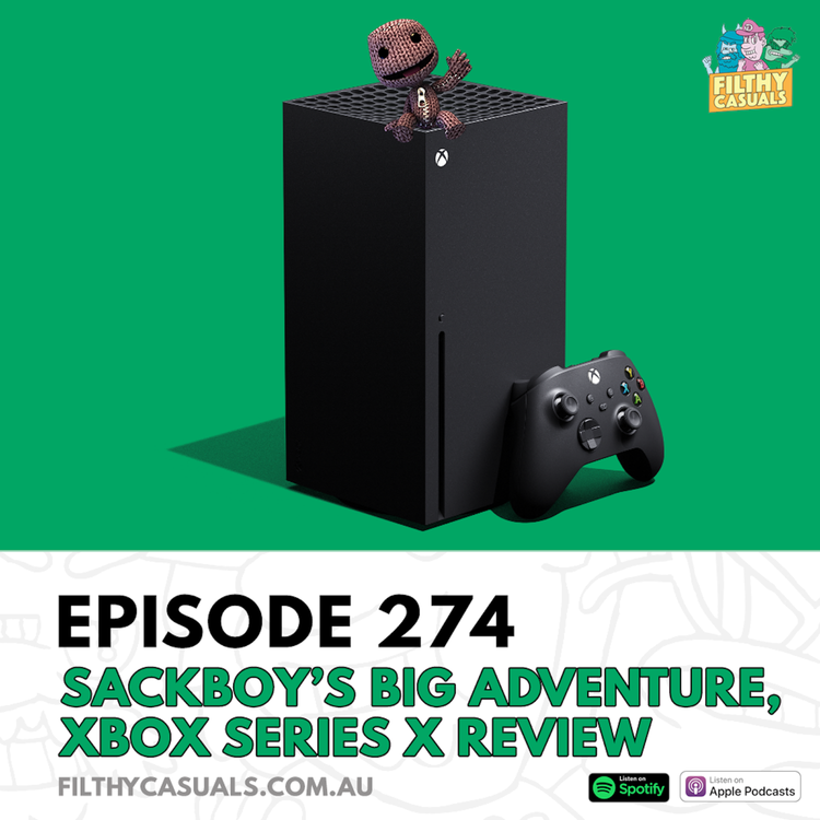 cover art for Episode 274: Sackboy's Big Adventure, Xbox Series X Review