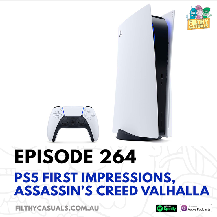 cover art for Episode 264: PS5 First Impressions, Assassin's Creed Valhalla