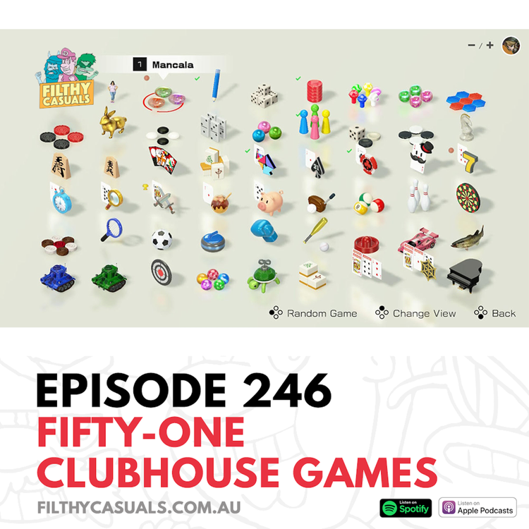 cover art for Episode 246: Fifty-One Clubhouse Games