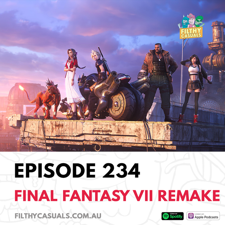 cover art for Episode 234: Final Fantasy VII Remake Review