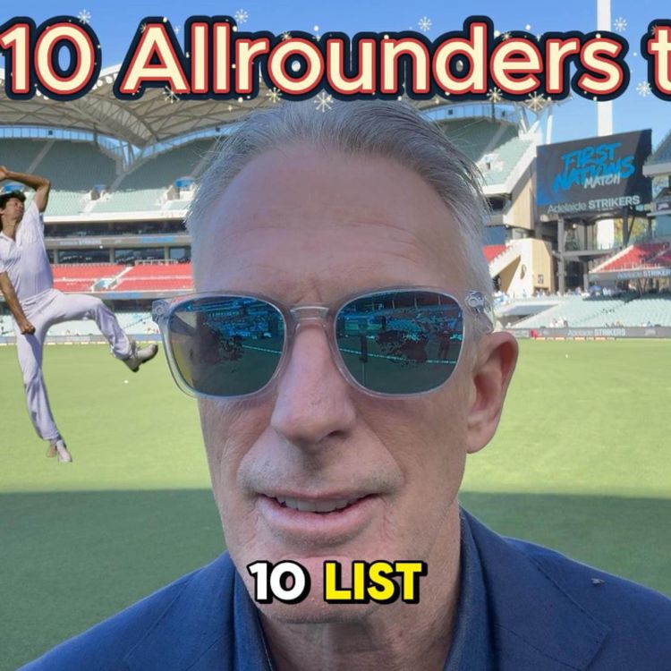 cover art for Top 10 Touring Test Allrounders to Australia since 1979