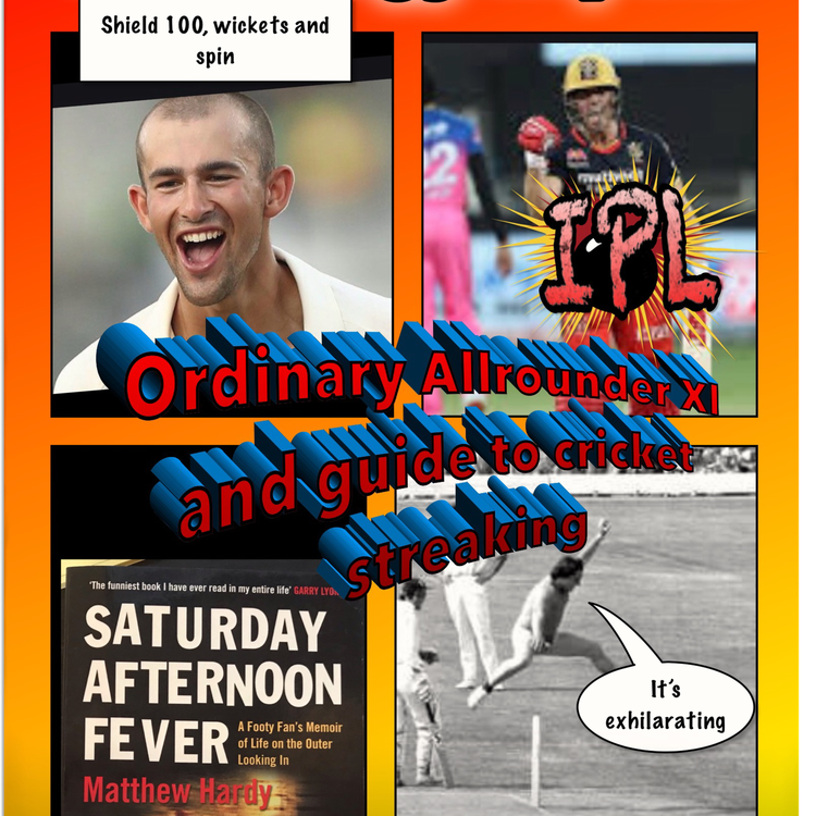 cover art for Peter Handscomb and Matty Hardy's guide to cricket streaking