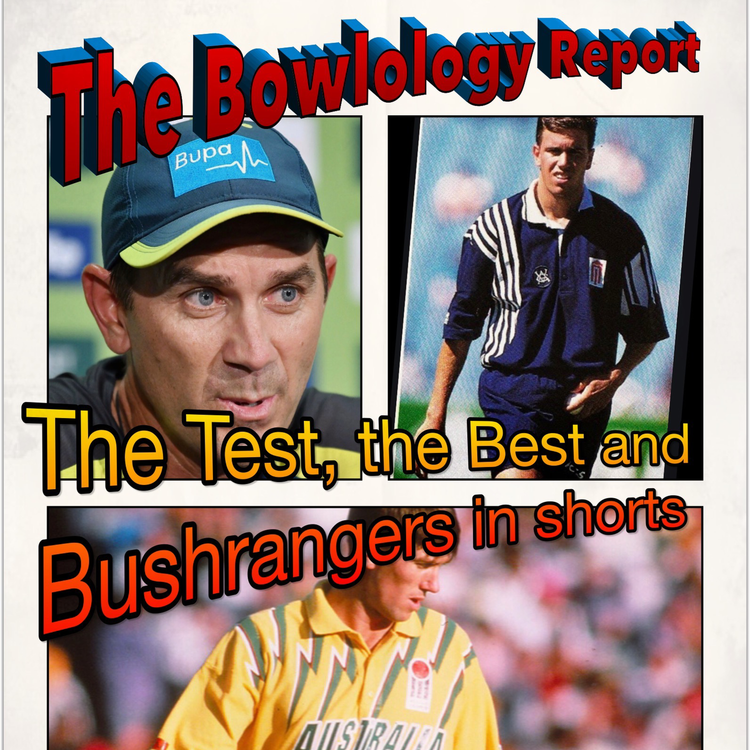 cover art for The Test, the best and Bushrangers in shorts