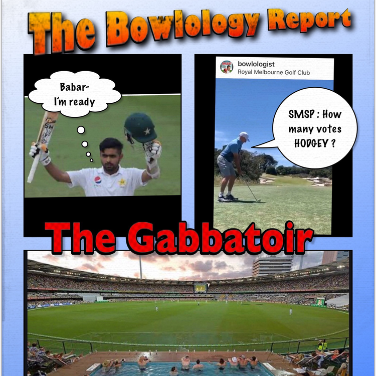 cover art for The Gabbatoir- Australia vs Pakistan and the Underarm