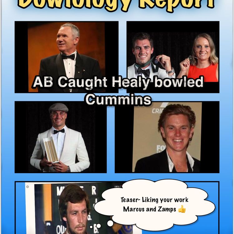 cover art for AB Caught Healy Bowled Cummins and BBL Finals Preview