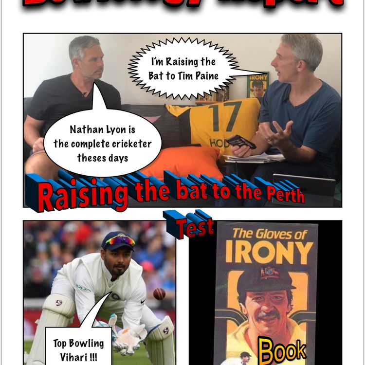 cover art for Raising the bat to the Perth Test and Rod Marsh's Gloves of Irony