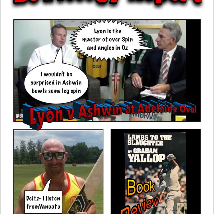 cover art for Nathan Lyon v Ravi Ashwin at the Adelaide Oval who wins the Spin title