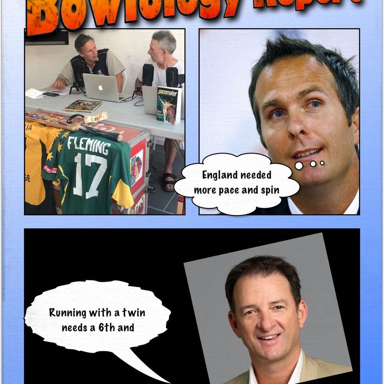 cover art for Michael Vaughan on the Ashes, Mark Waugh on twins running between the wickets