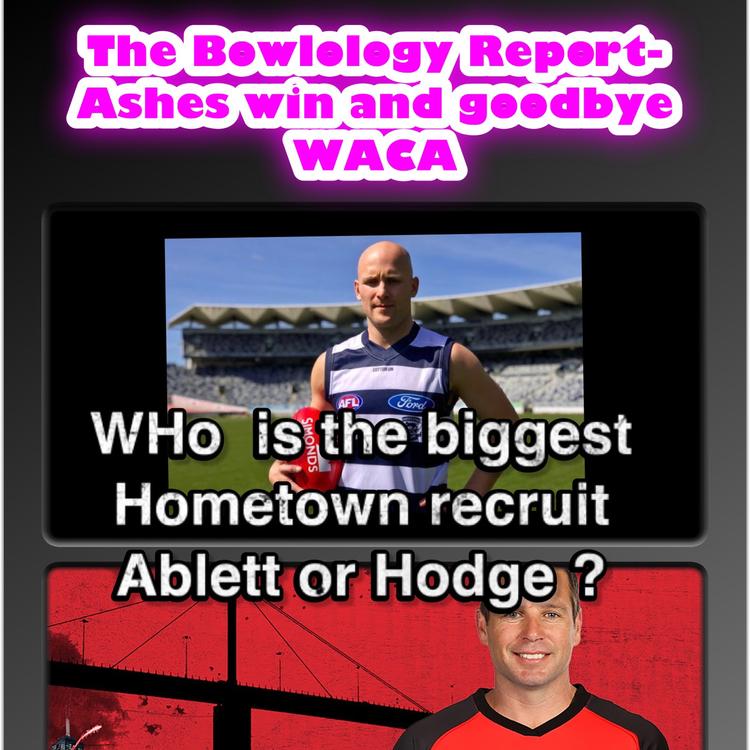 cover art for Perth Ashes wrap and Goodbye to the WACA our old friend