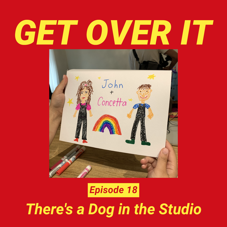 cover art for There's a Dog in the Studio