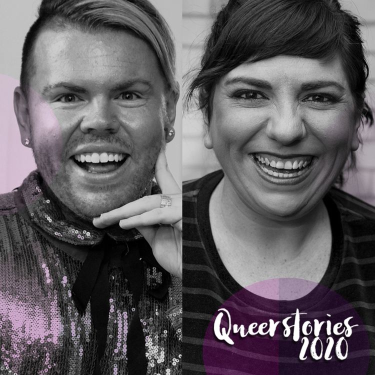 cover art for Queerstories 2020 | Risk | Maeve Marsden & Trent Wallace
