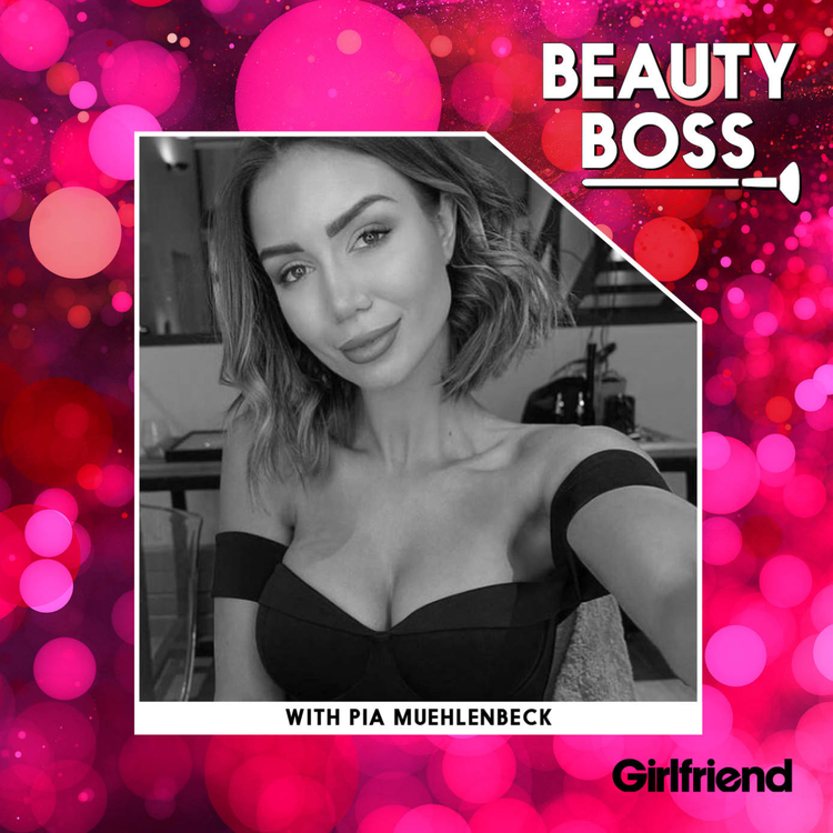 cover art for Pia Muehlenbeck on her love of beauty, makeup bag non-negotiables, and how she keeps her social media platforms a positive place