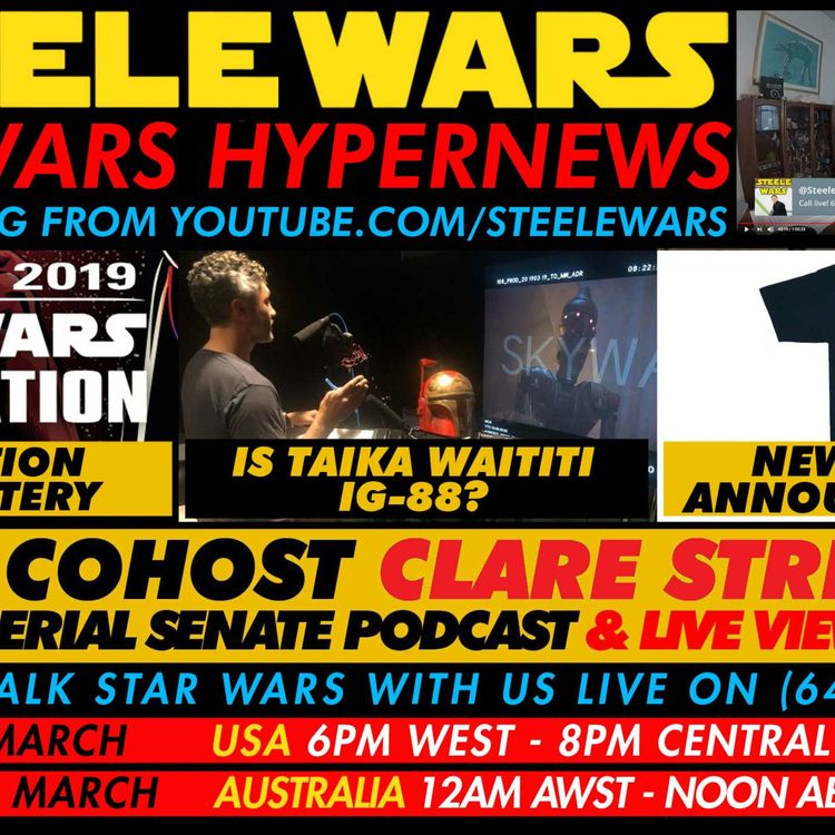 cover art for Hypernews Ep 016 - Celebration Panels, Hayden Returns & Taika Waititi's Droid Role