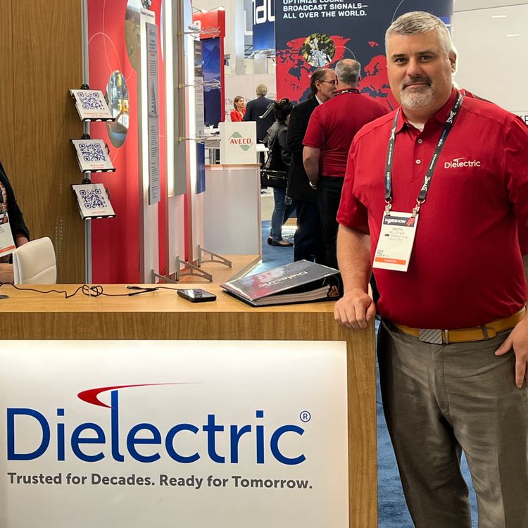 cover art for Dielectric President Keith Pelletier at NABShow 2025
