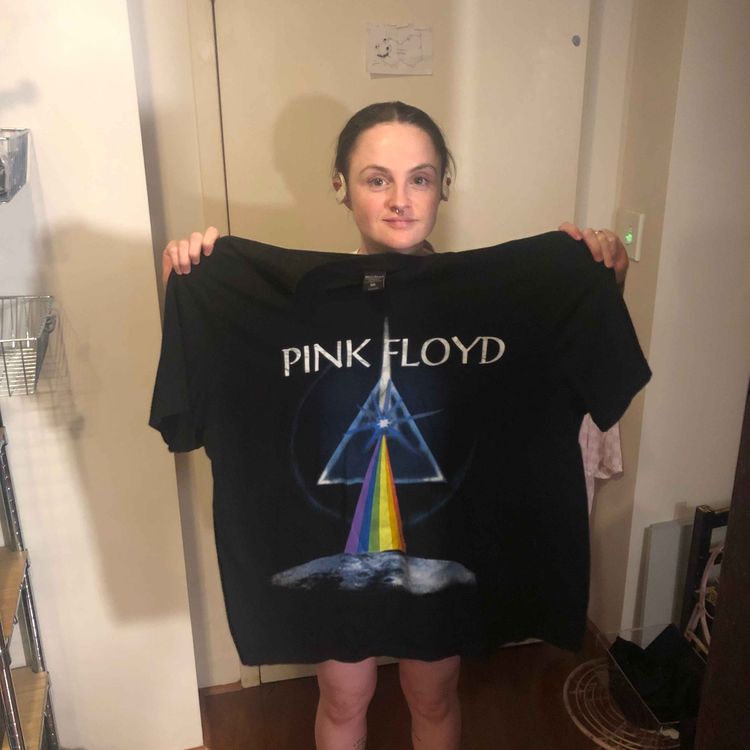 cover art for ep 243 - the words "Tity Peace Sign" spraypainted on a elephant