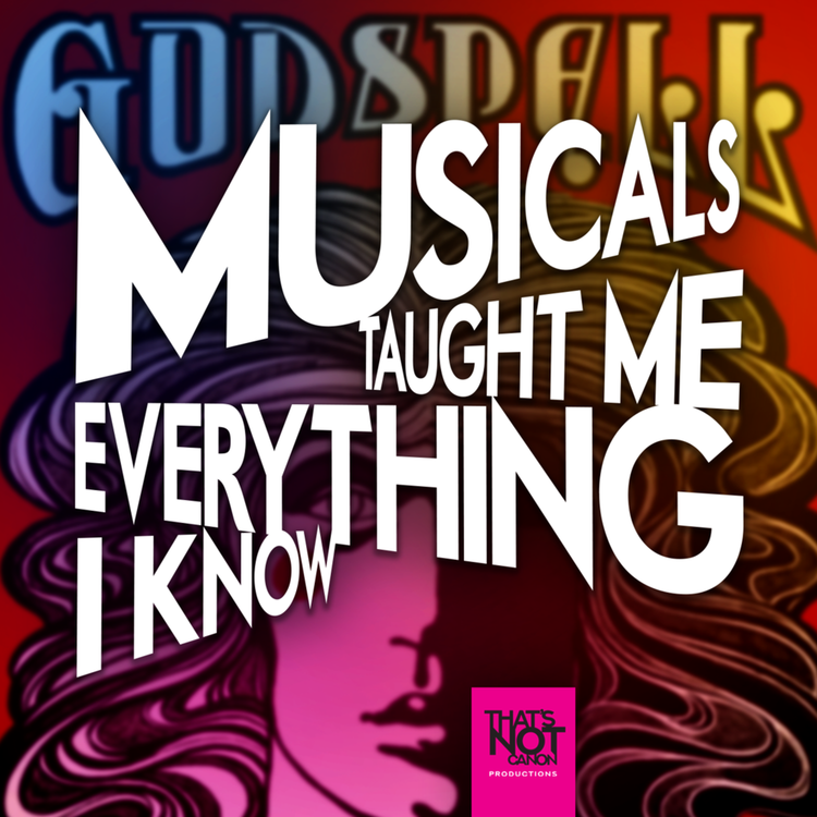 cover art for Godspell with Carly Quinn