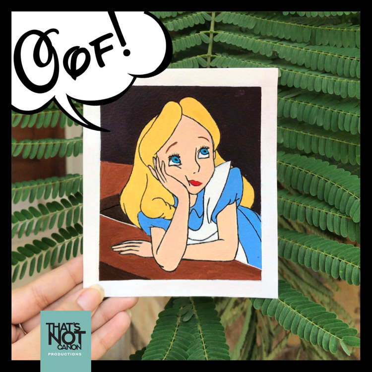 cover art for Alice in Wonderland (1951) — It's about drugs, fight me