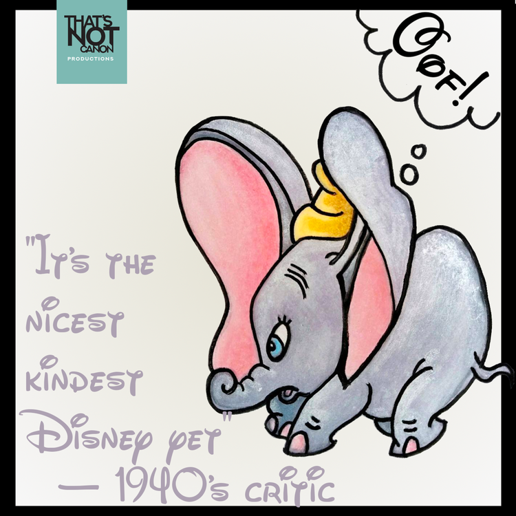 cover art for Dumbo (1941) — The saddest circus movie ever made