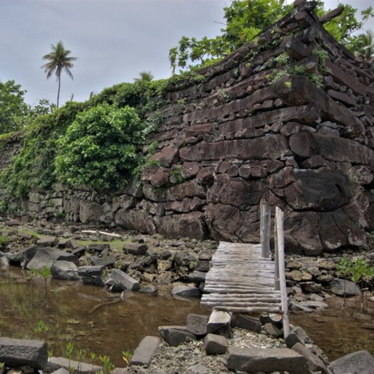 cover art for Nan Madol, Lovecraft's inspiration for the nightmare corpse-city of R’lyeh