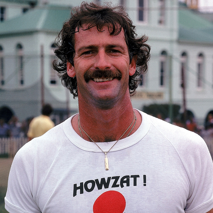 cover art for Dennis Lillee on fast bowling, taking on Viv Richards and rebuilding his body