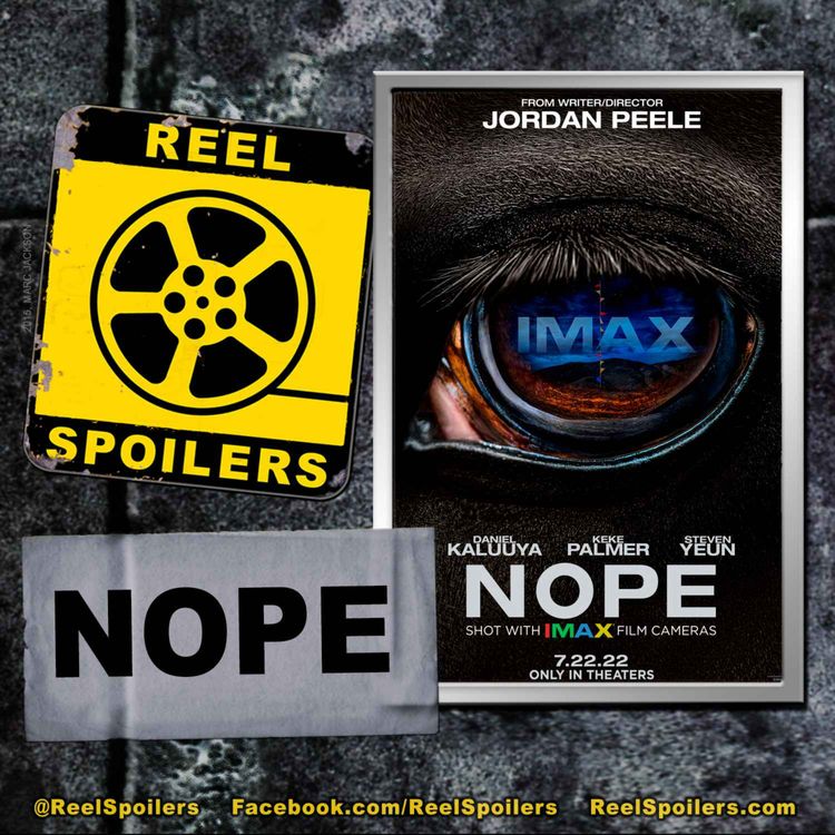 cover art for NOPE Starring Daniel Kaluuya, Keke Palmer, Steven Yeun, Brandon Perea