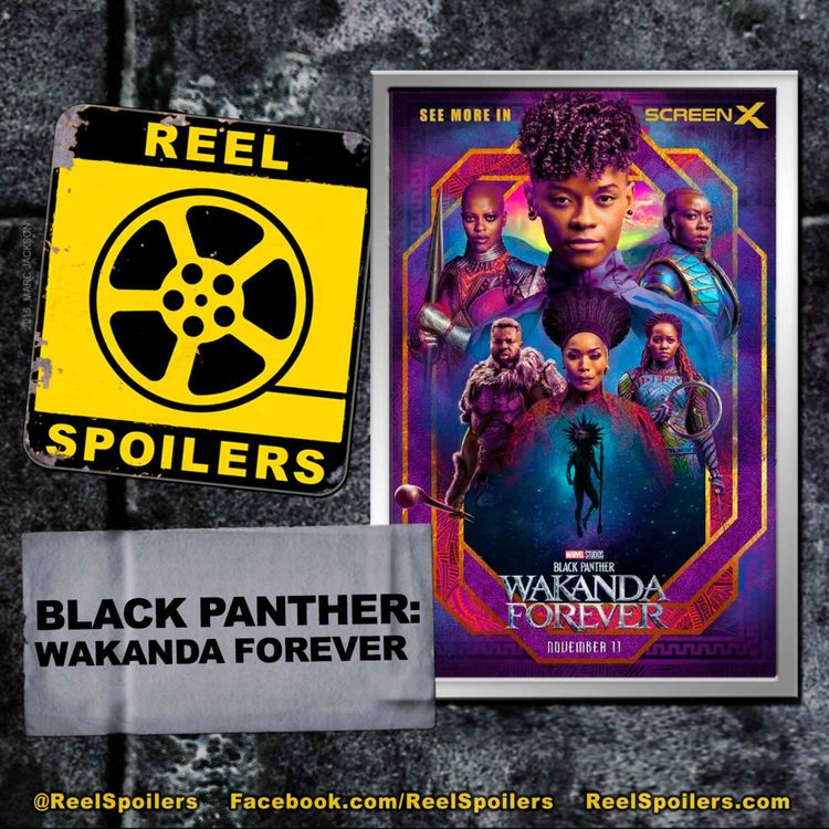 cover art for BLACK PANTHER: WAKANDA FOREVER Starring Letitia Wright, Lupita Nyong'o, Angela Bassett