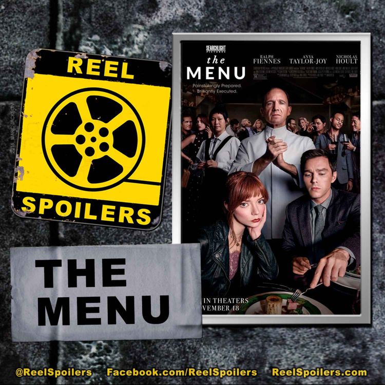cover art for THE MENU Starring Ralph Fiennes, Anya Taylor-Joy, Nicholas Hoult