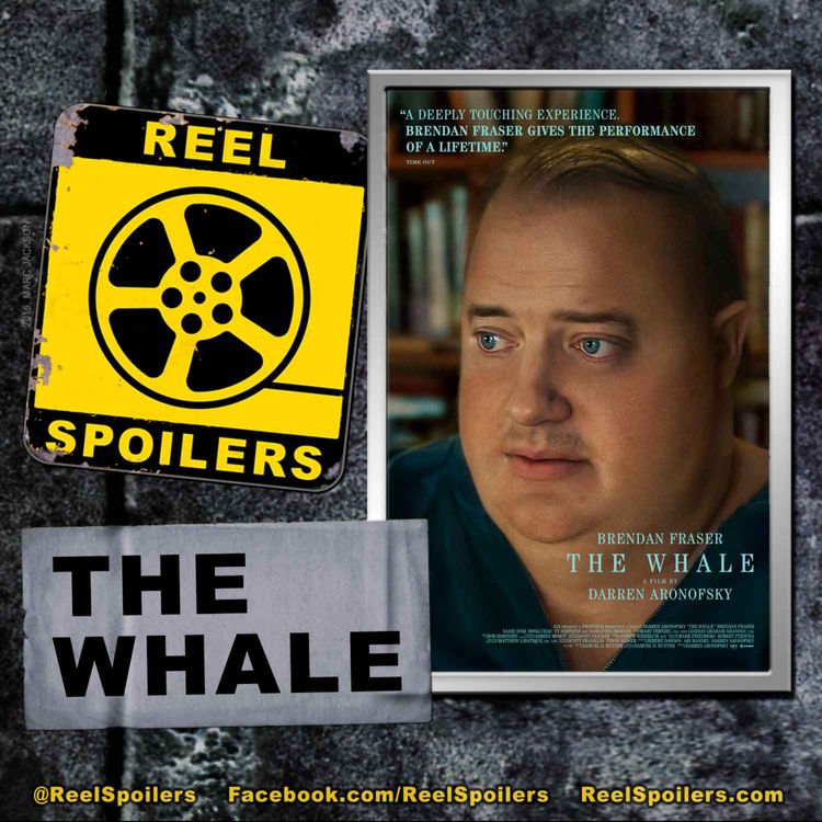 cover art for THE WHALE Starring  Brendan Fraser, Sadie Sink, Hong Chau, Ty Simpkins