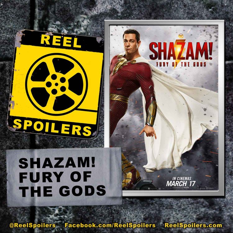 cover art for SHAZAM 2 (Fury of the Gods) Starring Zachary Levi, Helen Mirren, Rachel Zegler, Lucy Liu