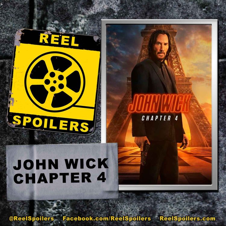 cover art for JOHN WICK CHAPTER 4 Starring Keanu Reeves, Donnie Yen, Bill Skarsgård, Lance Reddick