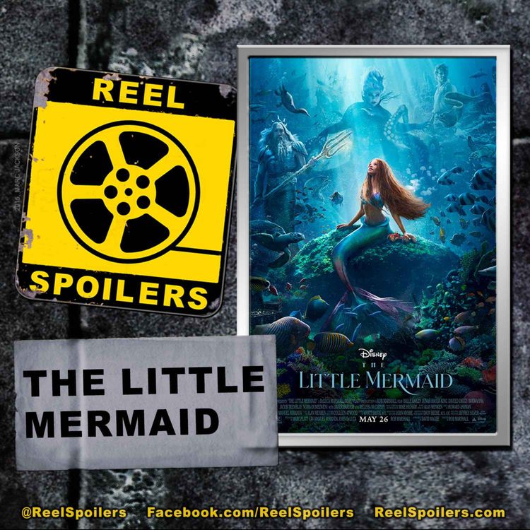 cover art for THE LITTLE MERMAID (2023) Starring Halle Bailey, Daveed Diggs, Awkwafina, Javier Bardem