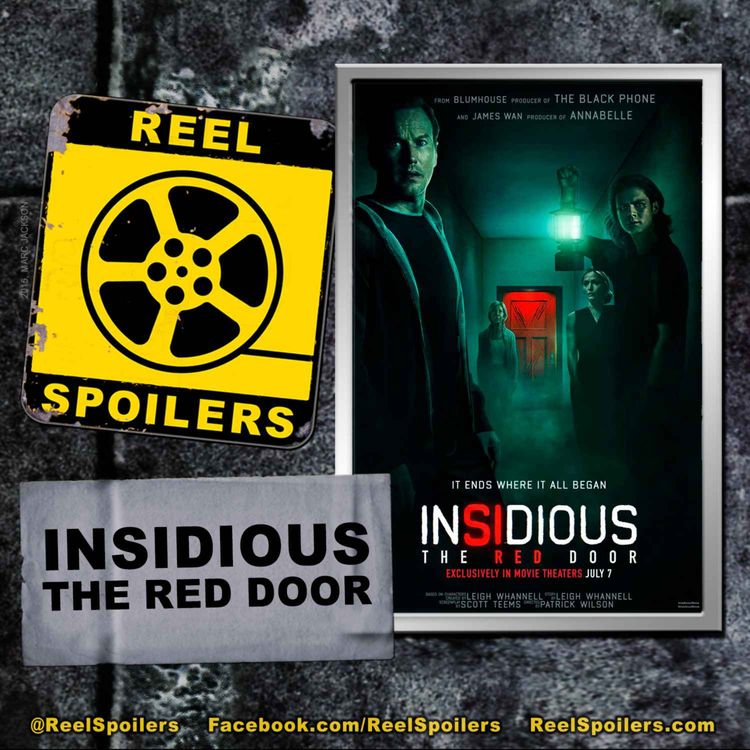 cover art for INSIDIOUS: THE RED DOOR Starring Patrick Wilson, Ty Simpkins, Lin Shaye
