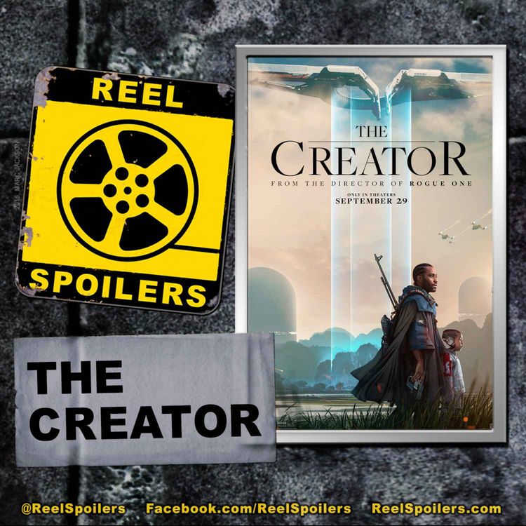cover art for THE CREATOR Starring John David Washington, Madeleine Yuna Voyles, Gemma Chan, Allison Janney