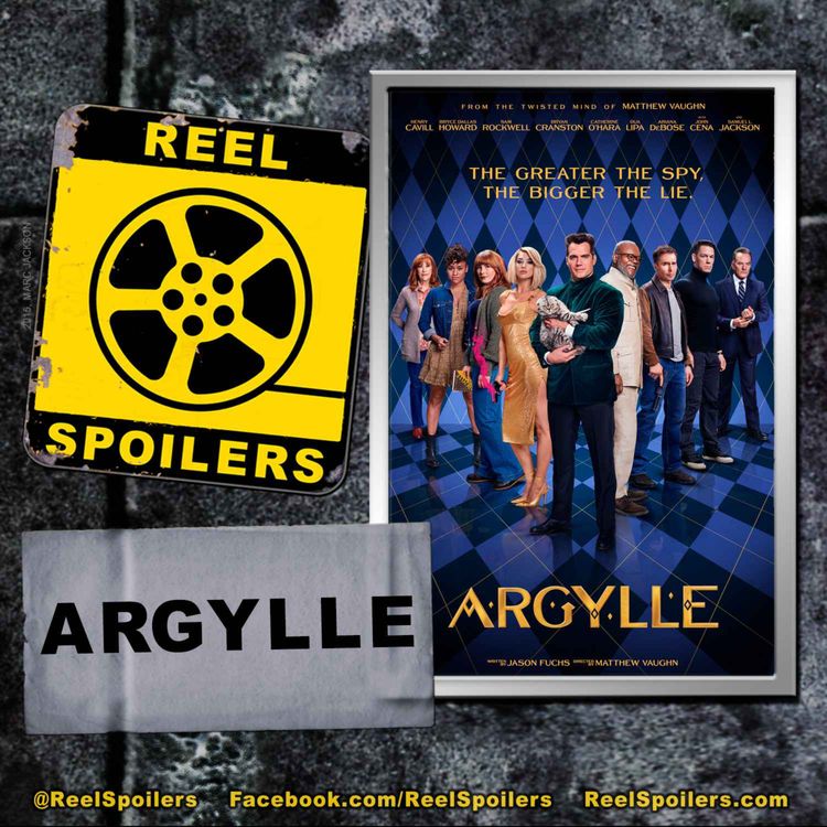 cover art for ARGYLLE Starring Henry Cavill, Bryce Dallas Howard, Sam Rockwell, Bryan Cranston