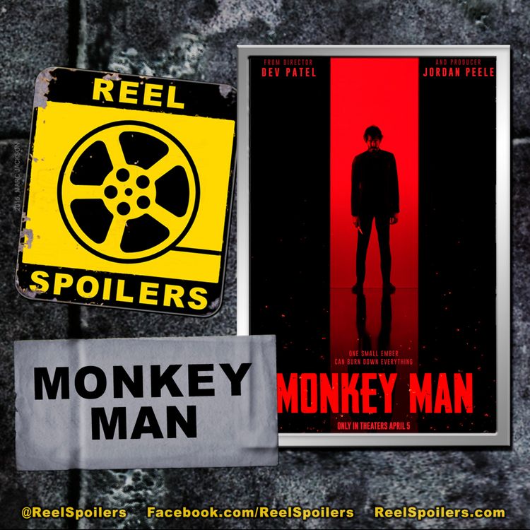 cover art for MONKEY MAN Starring Dev Patel, Sharlto Copley, Pitobash, Vipin Sharma