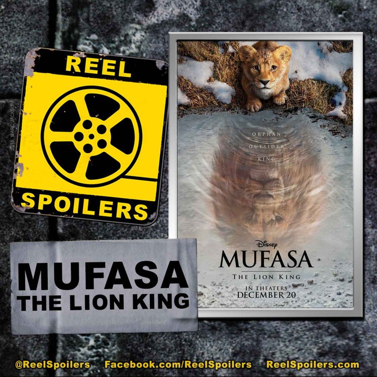 cover art for MUFASA: THE LION KING Starring Aaron Pierre, Kelvin Harrison Jr., Tiffany Boone