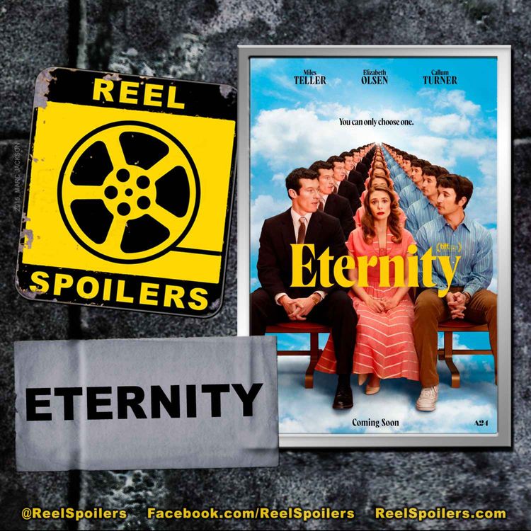 cover art for ETERNITY Starring Elizabeth Olsen, Miles Teller, Callum Turner