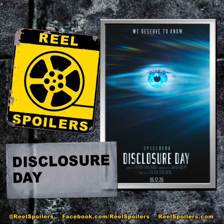 cover art for DISCLOSURE DAY Starring Emily Blunt, Josh O'Connor, Colin Firth, Eve Hewson