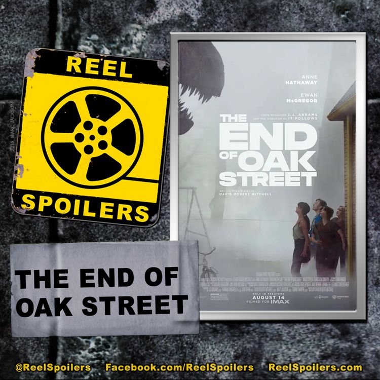 cover art for THE END OF OAK STREET Starring Anne Hathaway, Ewan McGregor, Maisy Stella, Christian Convery