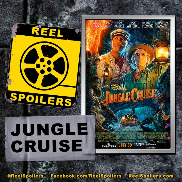 cover art for Disney's JUNGLE CRUISE Starring Dwayne "The Rock" Johnson, Emily Blunt, Jack Whitehall