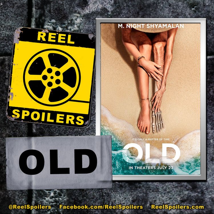 cover art for OLD Starring Gael García Bernal, Vicky Krieps, Rufuacs Sewell, Alex Wolff
