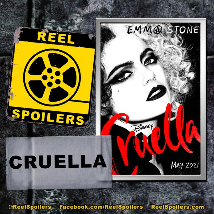 cover art for Disney's CRUELLA Starring Emma Stone, Emma Thompson, Joel Fry, Paul Walter Hauser