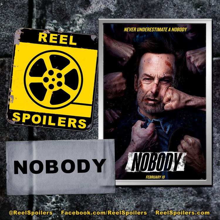 cover art for NOBODY Starring Bob Odenkirk, Connie Nielsen, Christopher Lloyd