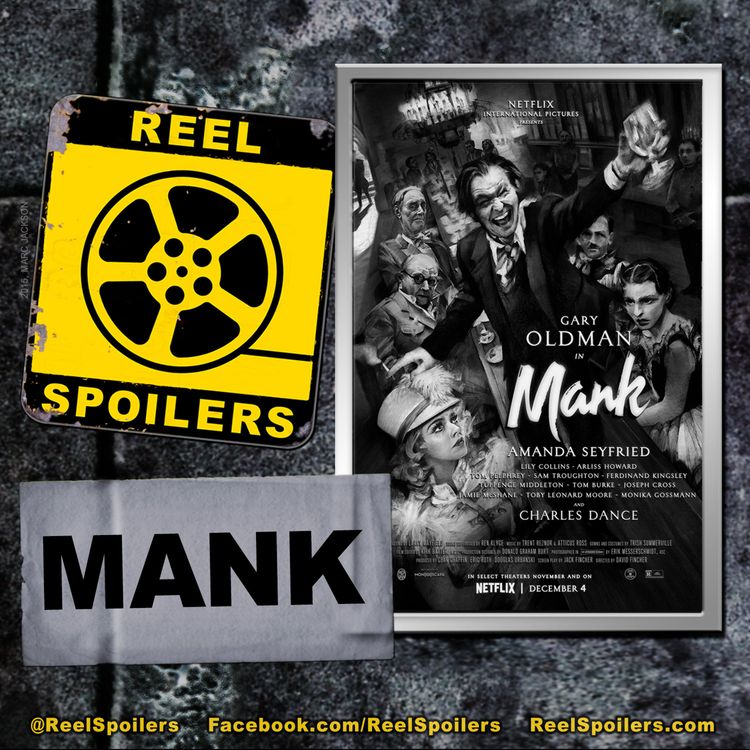 cover art for MANK Starring Gary Oldman, Amanda Seyfried, Charles Dance